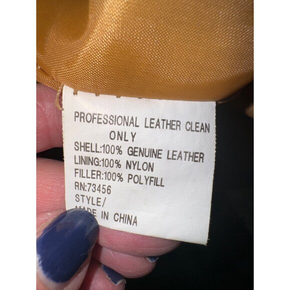 Vintage Johnny Jordan  XXL Genuine Tan Suede Leather Chore Coat Barn Jacket Big - Picture 6 of 11